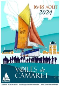 Affiche de la fête des voiles de Camaret 2024