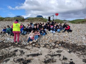 21 mars 2025, nettoyage de la plage de Kerloc’h